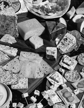 A selection of Danish cheeses, 1963.  Artist: Michael Walters