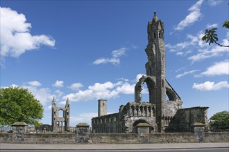 St Andrews Cathedral and St Rule's Tower, Fife, Scotland, 2009.
