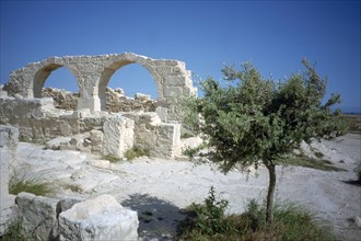 Ruins of the basilica, Curium (Kourion), Cyprus, 2001.