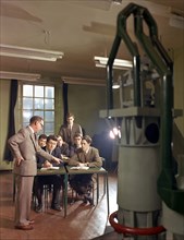 Students training at the Park Gate Iron & Steel Co, Rotherham, South Yorkshire, 1964. Artist: Michael Walters