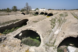 The La Malga cisterns at Carthage, Tunisia. Artist: Samuel Magal