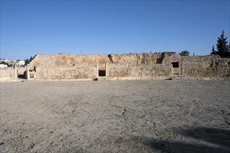 The amphitheatre at Mactaris, Tunisia. Artist: Samuel Magal