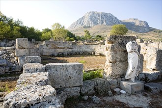 The bouleuterion at Corinth, Greece. Artist: Samuel Magal