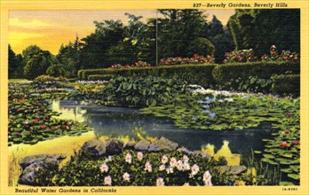 Beverly Gardens, Beverly Hills, California, USA, 1931. Artist: Unknown