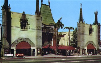 Grauman's Chinese Theatre, Hollywood, Los Angeles, California, USA, 1953. Artist: Unknown