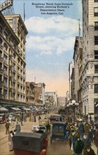 Broadway, north from 7th Street, Los Angeles, California, USA, 1915. Artist: Unknown