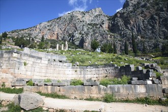 The Monument to the Kings of Argos, Delphi, Greece. Artist: Samuel Magal