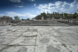 A Roman court in Eleusis, Greece. Artist: Samuel Magal