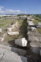 The bouleuterion at Eleusis, Greece. Artist: Samuel Magal