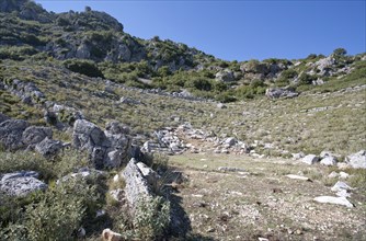 A theatre in Kassope, Greece. Artist: Samuel Magal