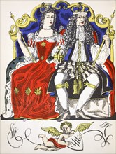 William III and Mary II, King and Queen of Great Britain and Ireland from 1688, (1932). Artist: Rosalind Thornycroft