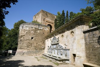 The Pillar of Emperor Charles V, Alhambra, Granada, Spain, 2007. Artist: Samuel Magal