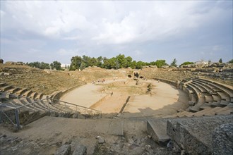 The amphitheatre at Merida, Spain, 2007. Artist: Samuel Magal