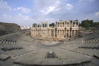 The Roman theatre in Merida, Spain, 2007. Artist: Samuel Magal
