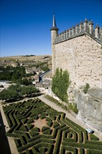 The gardens of the Alcazar of Segovia, Segovia, Spain, 2007. Artist: Samuel Magal