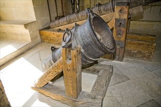 A mortar in the Royal Artillery Hall in the Alcazar of Segovia, Segovia, Spain, 2007. Artist: Samuel Magal