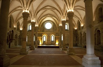 Refectory, Monastery of Alcobaca, Alcobaca, Portugal, 2009. Artist: Samuel Magal