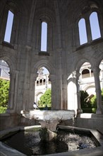 Water basin, Cloisters of King Dinis, Monastery of Alcobaca, Alcobaca, Portugal, 2009. Artist: Samuel Magal