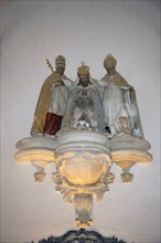 Coloured statues, Monastery of Alcobaca, Alcobaca, Portugal, 2009.  Artist: Samuel Magal