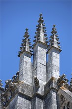 Pinnacles at the corner of the parapet, Monastery of Batalha, Batalha, Portugal, 2009. Artist: Samuel Magal