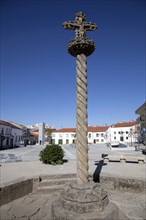 Cross in the city square, Castelo Branco, Portugal, 2009.  Artist: Samuel Magal