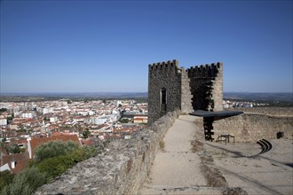 View over the city from the castle, Castelo Branco, Portugal, 2009.  Artist: Samuel Magal