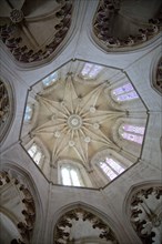 Central octagonal vault, Founder's Chapel, Monastery of Batalha, Batalha, Portugal, 2009. Artist: Samuel Magal