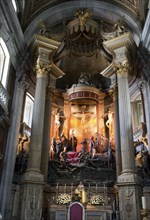 Interior, looking towards the altar, Bom Jesus do Monte Church, Braga, Portugal, 2009. Artist: Samuel Magal