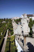 Statues in the Garden of the Episcopal Palace, Castelo Branco, Portugal, 2009.  Artist: Samuel Magal