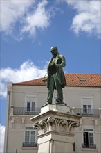 Statue of Joaquim Antonio de Aguiar, Largo da Portagem, Coimbra, Portugal, 2009. Artist: Samuel Magal