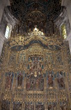 Altar, Old Cathedral of Coimbra, Portugal, 2009.  Artist: Samuel Magal