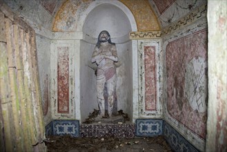 Statue of the Christ, Capuchos Convent, Sintra, Portugal, 2009. Artist: Samuel Magal