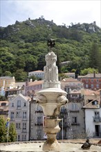 A fountain outside Sintra National Palace, Sintra, Portugal, 2009. Artist: Samuel Magal