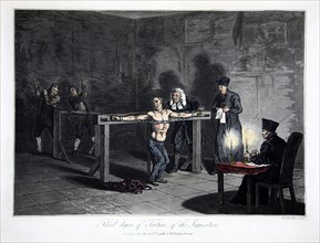'Third Degree of Torture of the Inquisition', 1813.  Artist: LC Stadler