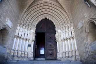The Gothic Apostles in the main portal of the Cathedral of Evora, Portugal, 2009. Artist: Samuel Magal