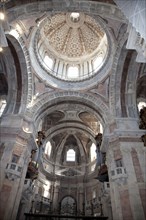 The cupola of the basilica in Mafra National Palace (Palacio de Mafra), Mafra, Portugal, 2009.  Artist: Samuel Magal