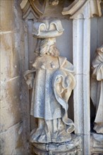 A statuette in the Convent of the Knights of Christ, Tomar, Portugal, 2009. Artist: Samuel Magal