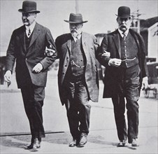 Three American businessmen, 1900s. Artist: Unknown
