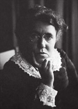 Emma Goldman, Russian-born American anarchist and agitator, early 20th century. Artist: Unknown
