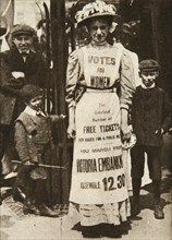 The suffragette housemaid, 1908.  Artist: Central News