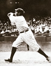 Babe Ruth, American baseball player, c1914-c1935. Artist: Unknown