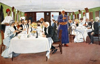 'The After-dinner Speech', 1908.  Artist: Lance Thackeray