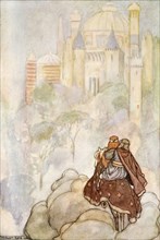 'They rode up to a stately palace', c1910.  Artist: Stephen Reid