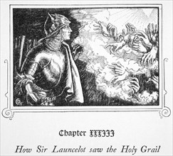'How Sir Launcelot saw the Holy Grail', 1905.  Artist: Dora Curtis