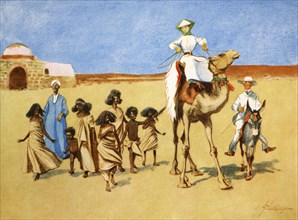 'Gollywogs of the Desert', 1908.  Artist: Lance Thackeray