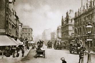 A crossing in Oxford Street, London, early 20th century. Artist: Unknown