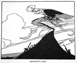 'Hanuman's Leap', 1925. Artist: Unknown