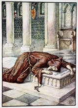 'The Death of Sir Lancelot', 1911. Artist: Unknown