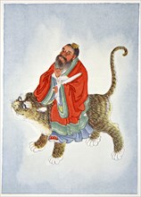 Zhang Daoling, Chinese Taoist hermit and philosopher, 1922. Artist: Unknown