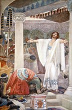 'Daniel interprets the dream of Nebuchadnezzar', 1916.  Artist: Evelyn Paul